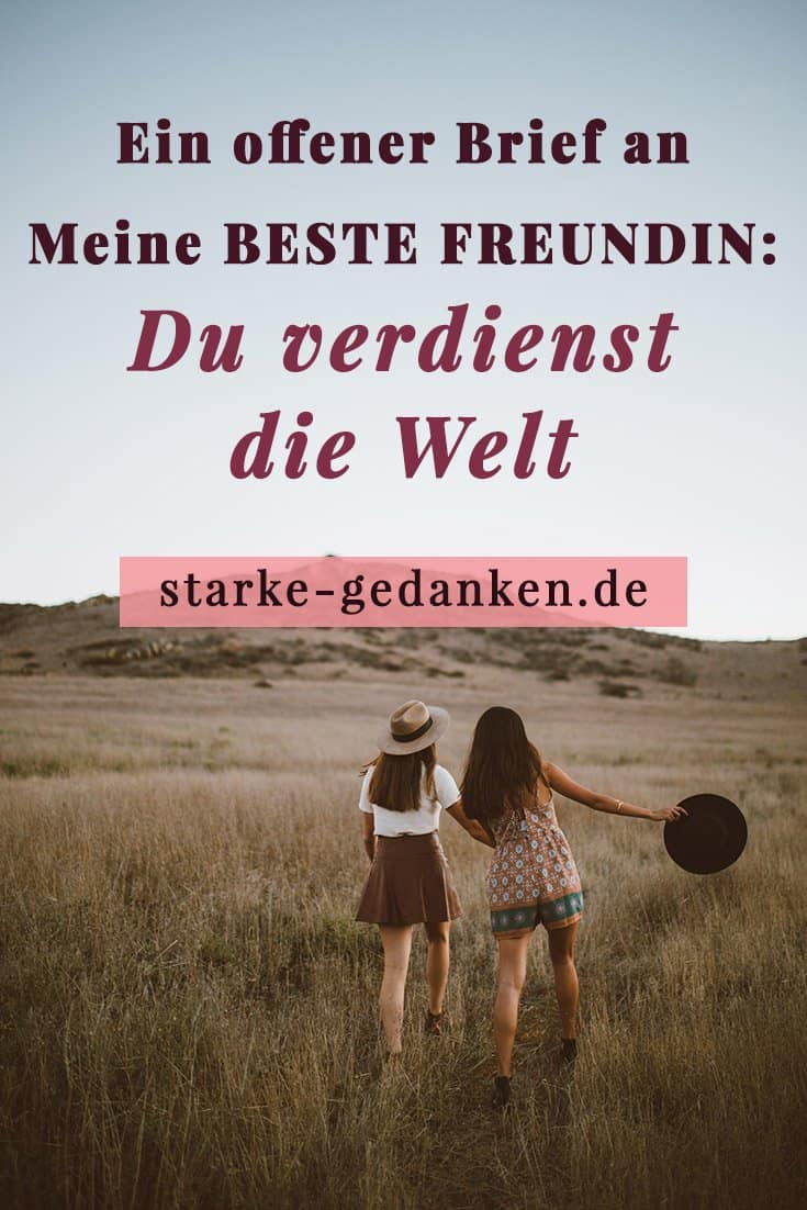 Brief für meine beste freundin