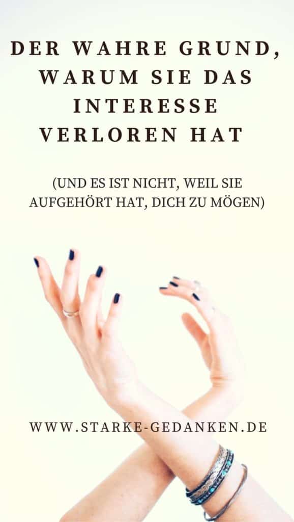 Der wahre Grund, warum Sie das Interesse verloren hat (und es ist nicht, weil Sie aufgehört hat