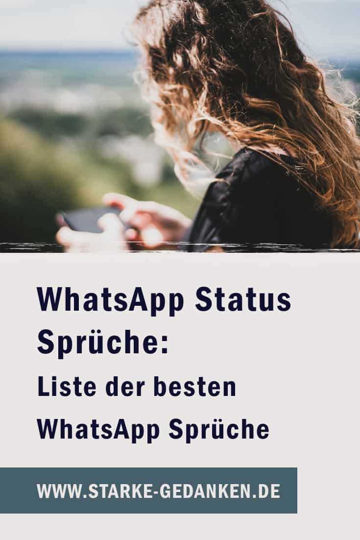 Sprüche whatsapp status besten Statussprüche und