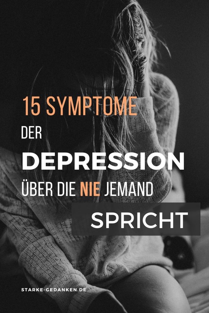 15 Symptome der Depression, über die nie jemand spricht