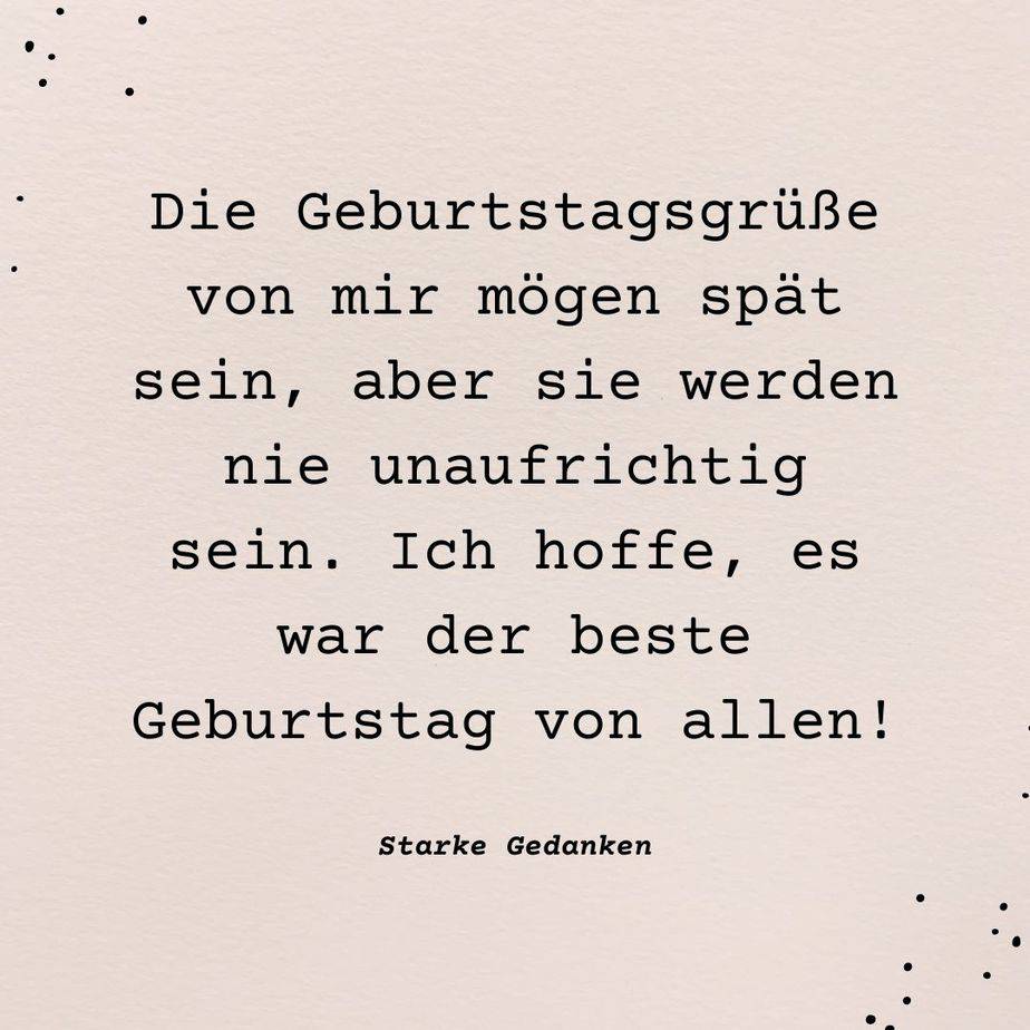 Geburtstag vergessen So machst du es wieder gut!