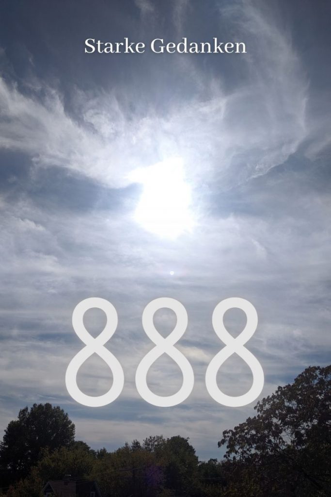 Numerologie 888 Bedeutung