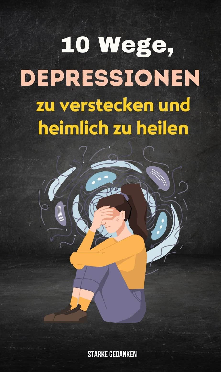 10 Wege, Um Depressionen Wirksam Zu Verstecken Und Heimlich Zu Heilen