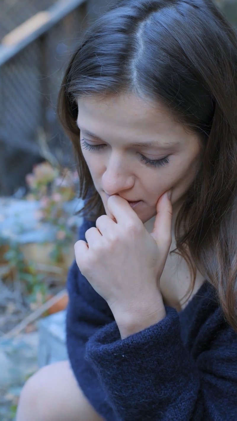 A Sad Woman Thinking and Closing Her Eyes Free Stock Video Footage, Royalty-Free 4K & HD Video Clip