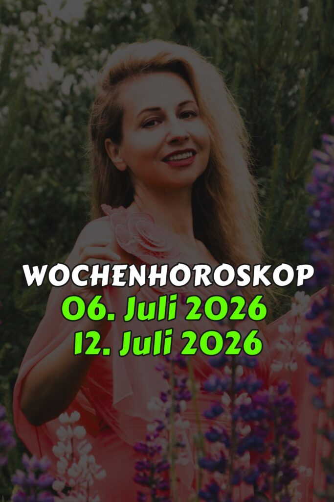 Wochenhoroskop: Das erwartet Dich im Zeitraum vom 06. Juli 2026 bis zum 12. Juli 2026