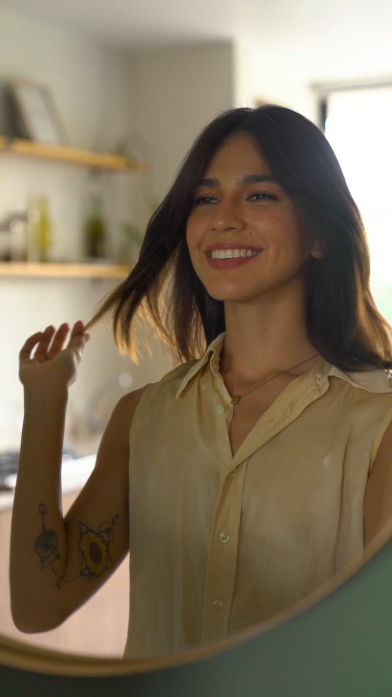 A Reflection of a Pretty Smiling Woman in a Mirror Free Stock Video Footage, Royalty-Free 4K & HD Video Clip A Reflection of a Pretty Smiling Woman in a Mirror Free Stock Video Footage, Royalty-Free 4K & HD Video Clip