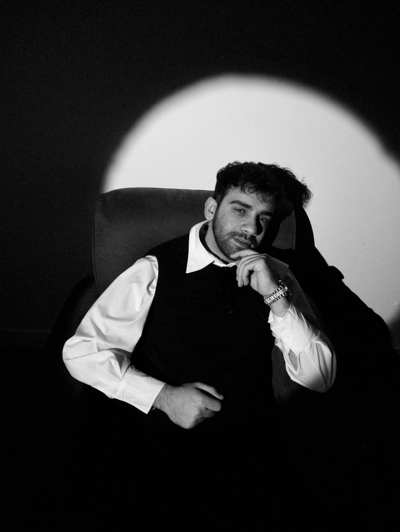 Black and White Portrait of Thoughtful Man · Free Stock Photo