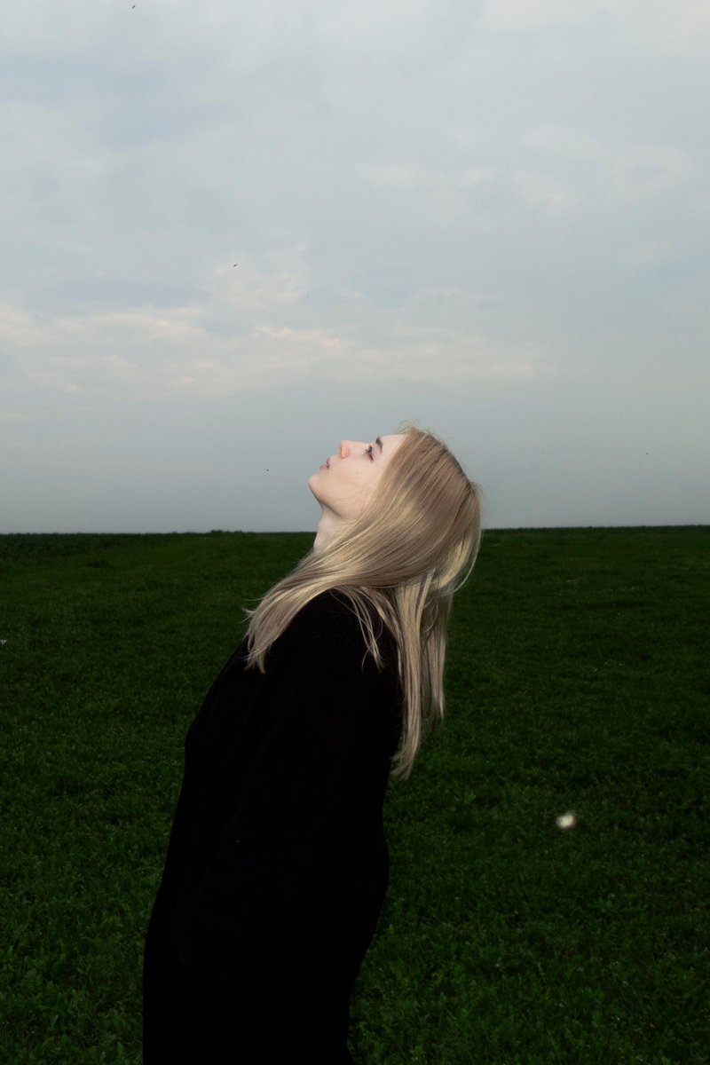 Blonde Woman in Black Long Sleeves · Free Stock Photo