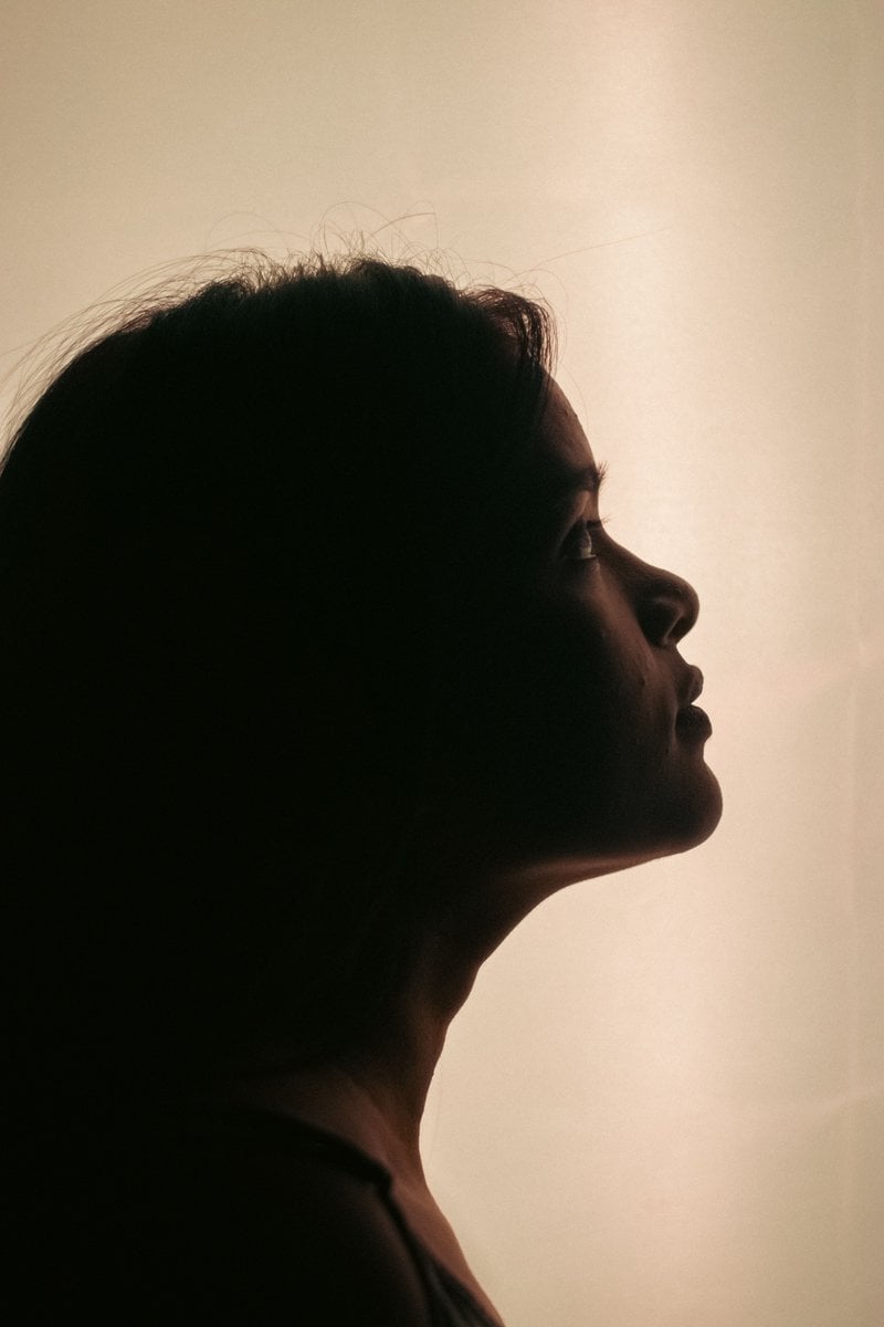 Dark Photo of a Girl · Free Stock Photo