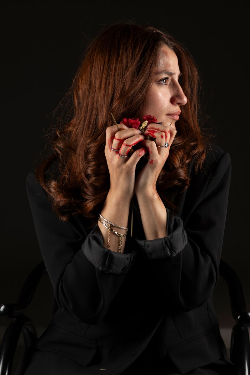 Emotional Portrait of Woman Holding Rose · Free Stock Photo Emotional Portrait of Woman Holding Rose · Free Stock Photo
