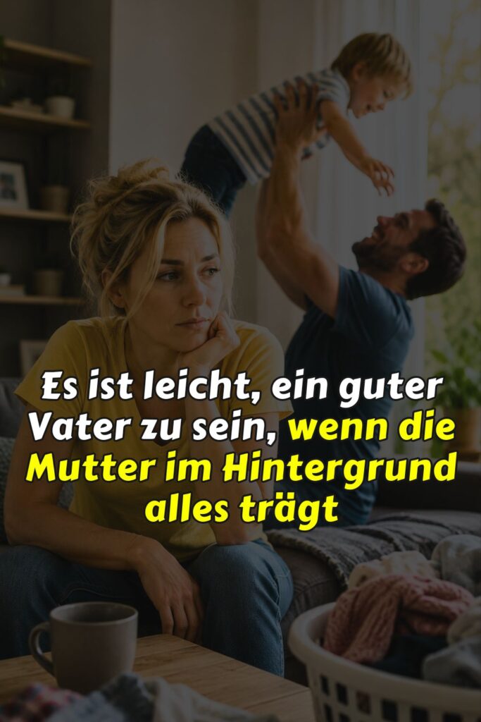 Es ist leicht, ein guter Vater zu sein, wenn die Mutter im Hintergrund alles trägt