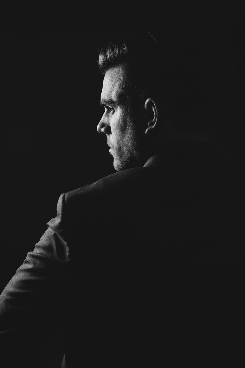 Grayscale photo of man wearing blazer - Free Photo on Unsplash