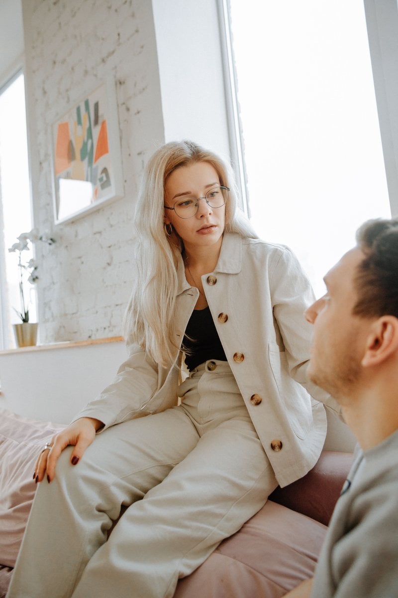 Portrait of Concerned Woman &middot; Free Stock Photo