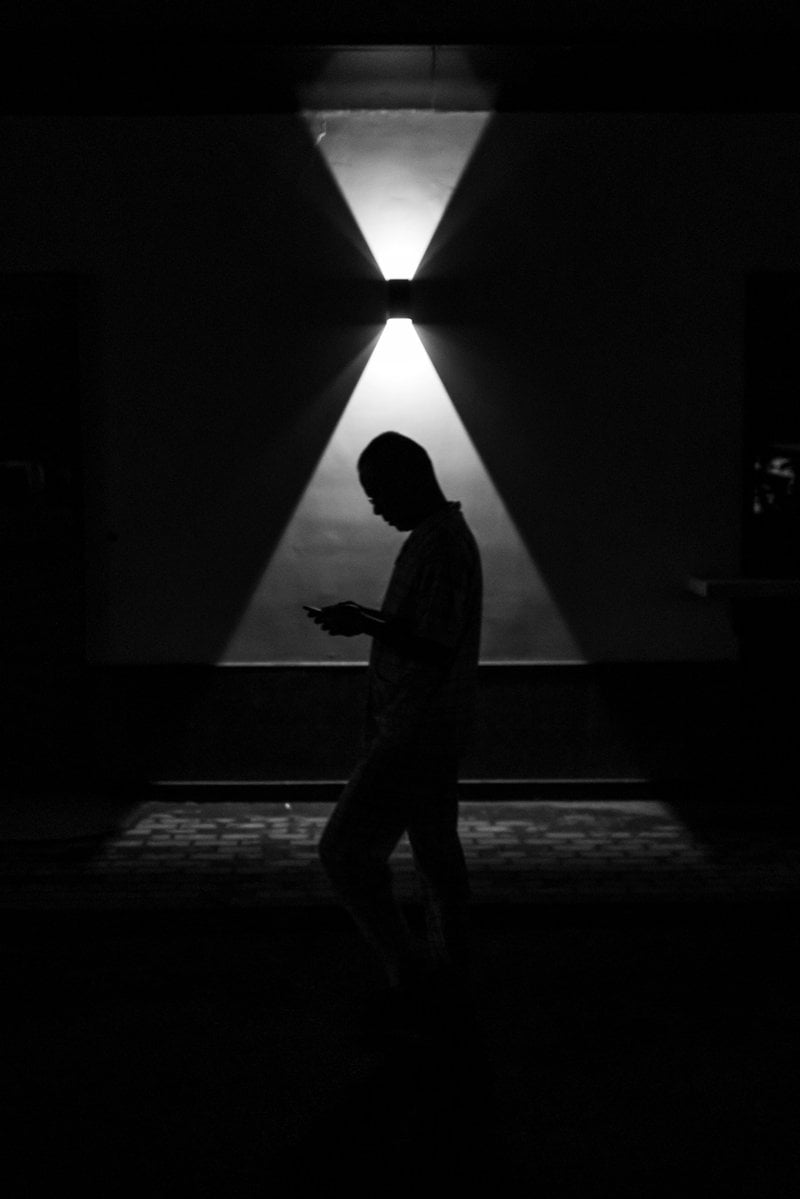 Silhouette of man walking on hallway photo – Free Grey Image ... Silhouette of man walking on hallway photo – Free Grey Image ...