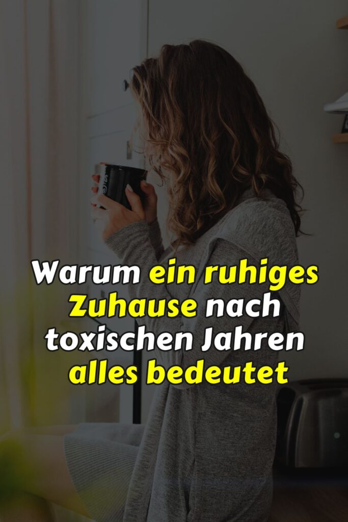 Warum ein ruhiges Zuhause nach toxischen Jahren alles bedeutet