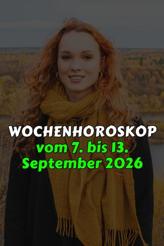 Wochenhoroskop vom 7. bis 13. September 2026