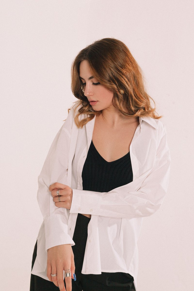Woman in Black Tank Top and White Long Sleeves &middot; Free Stock Photo
